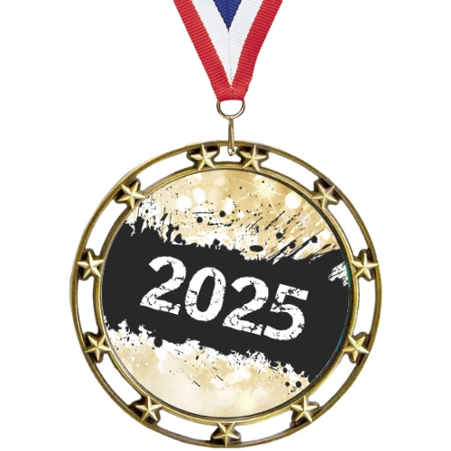 2.5" Star Medals