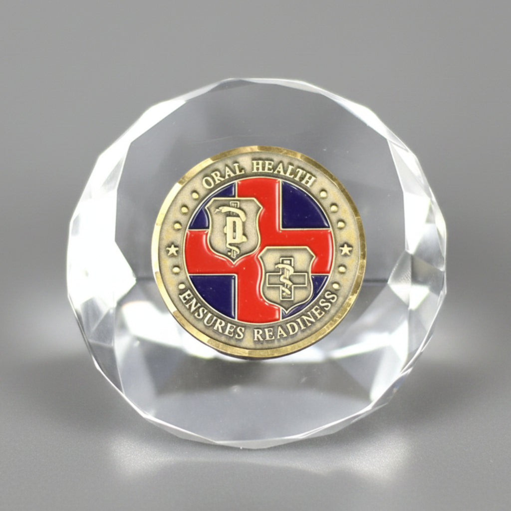 Crystal Round Paperweight