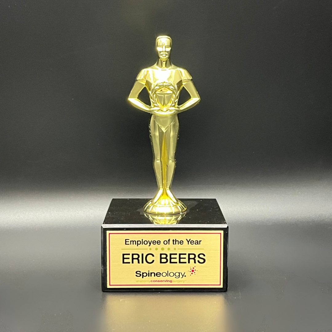 Achiever Trophy - Gold Figure on Marble Base