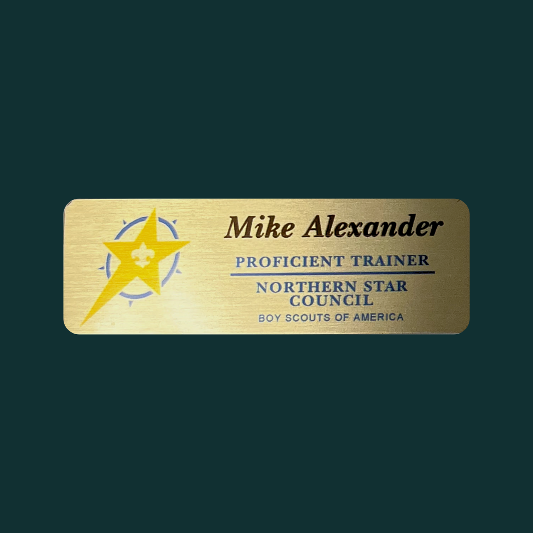 Name Tag with Full Color Imprint