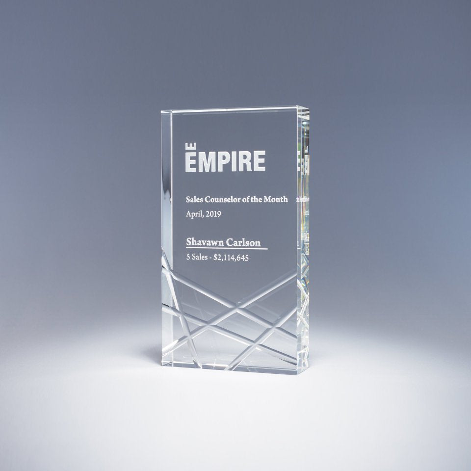 Optic Crystal Kinetic Award