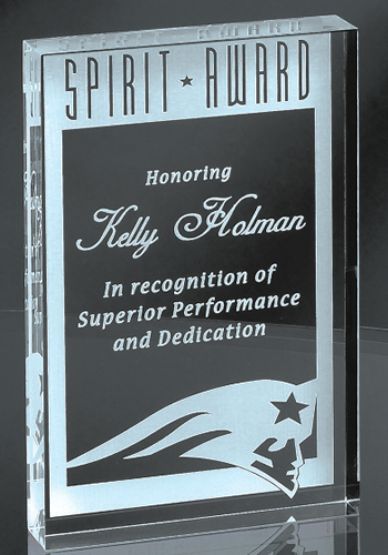 Acrylic Rectangle with Lasered Imprint