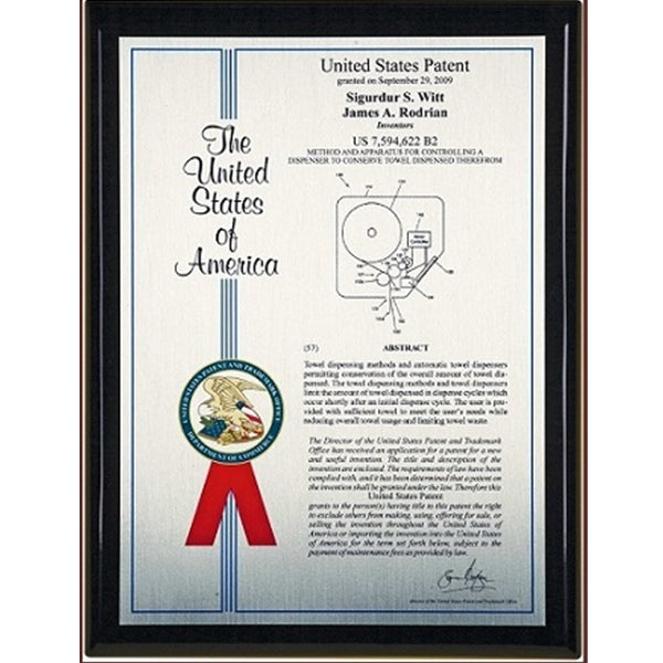 Piano Finish Plaque with Sublimated Plate