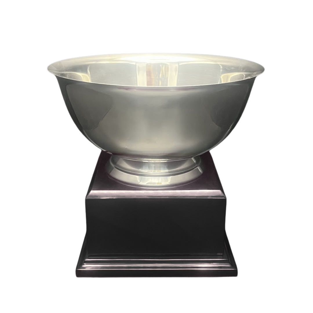 Silver Bowl On Box Base