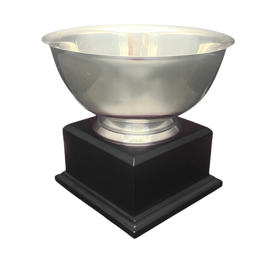 Silver Bowl On Box Base