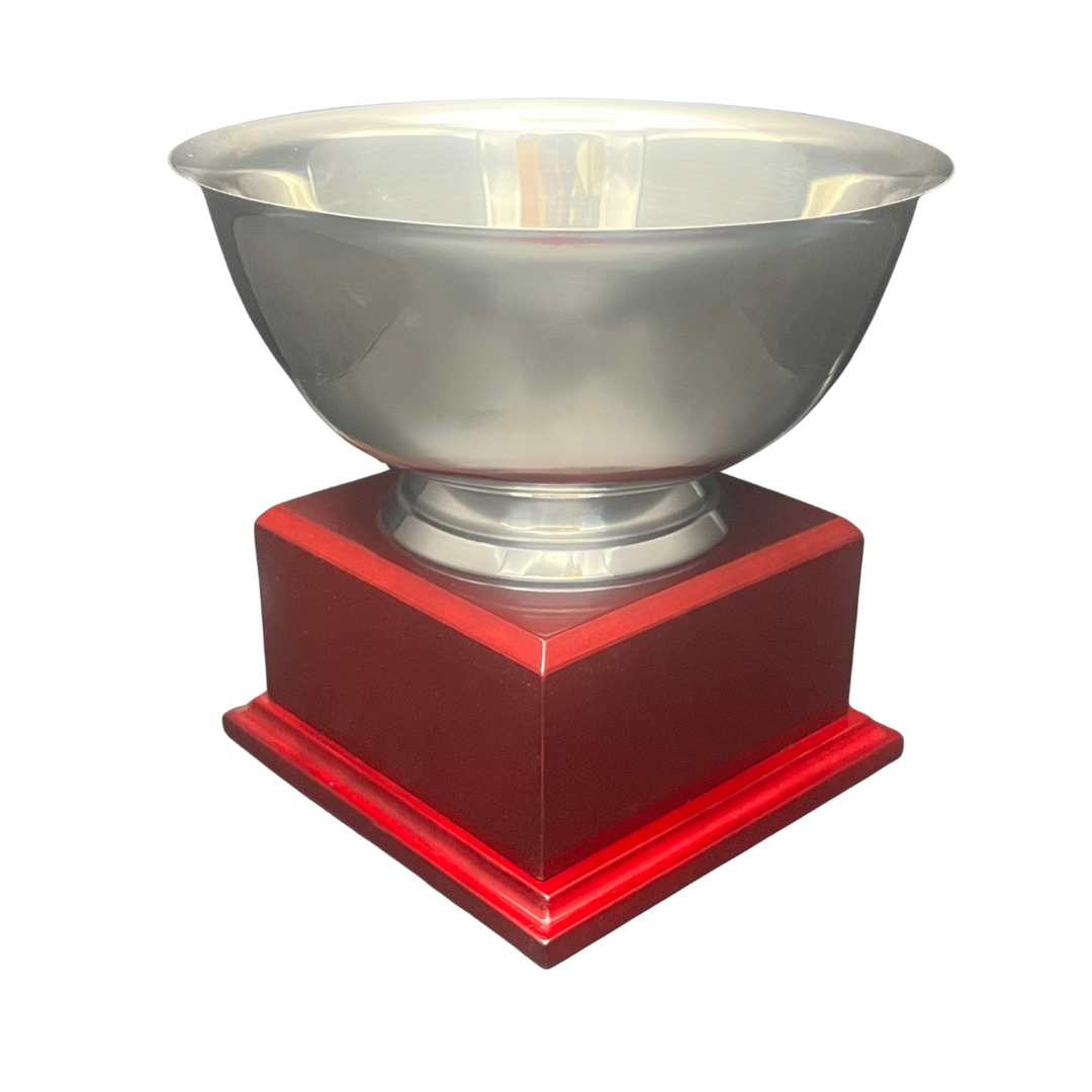 Silver Bowl On Box Base