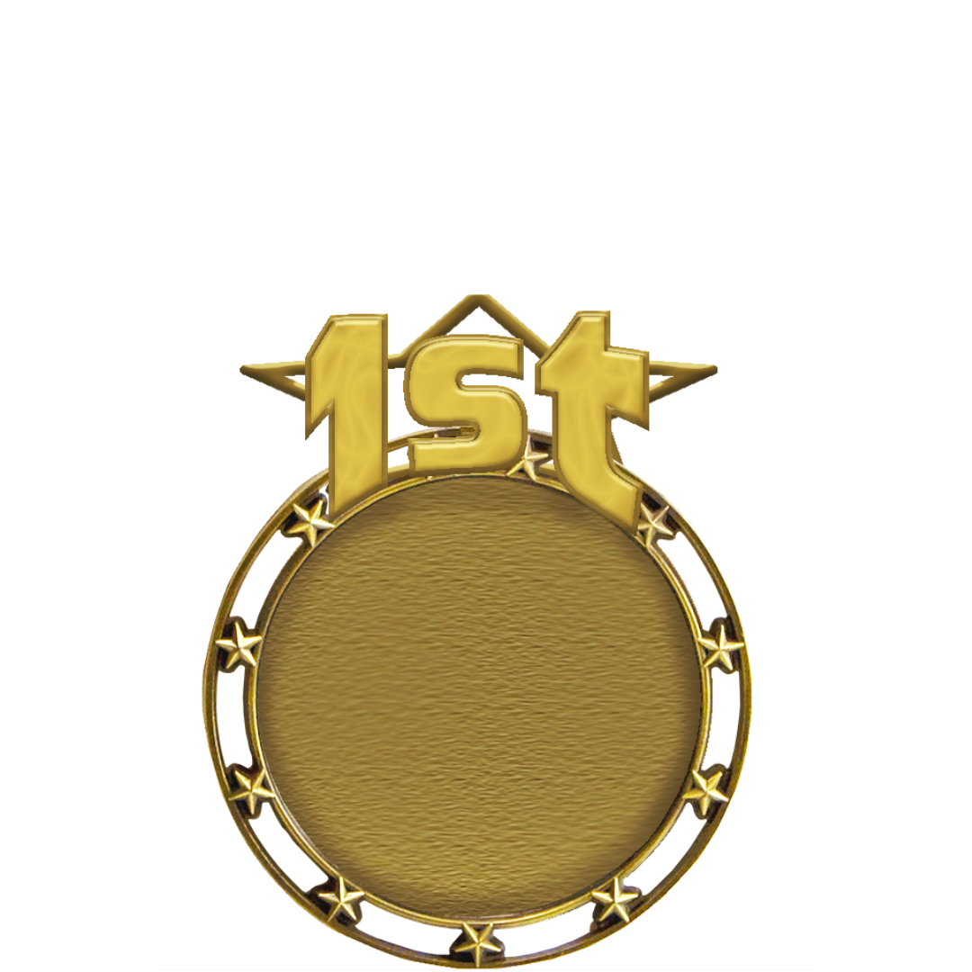 Star Medal, 1st, 2nd, 3rd Place
