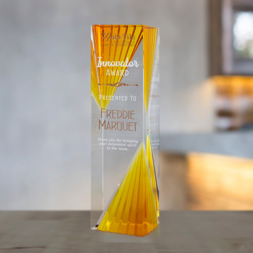 Catalyst Tower Art Glass