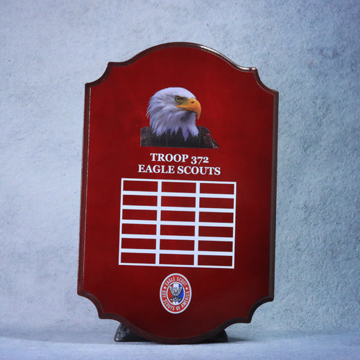 Scalloped Piano Finished Plaques