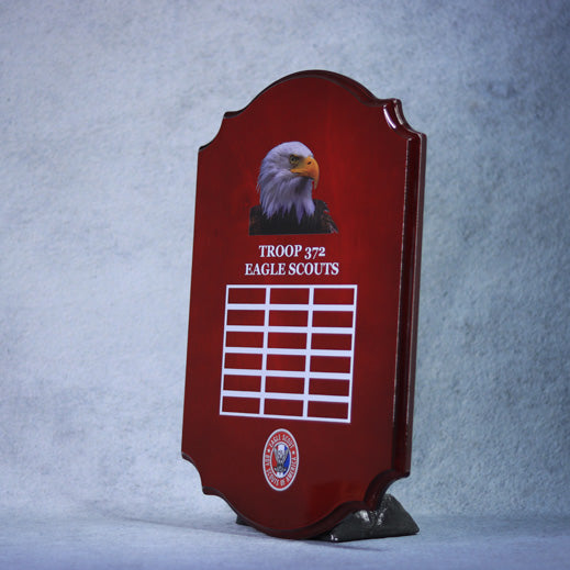 Scalloped Piano Finished Plaques