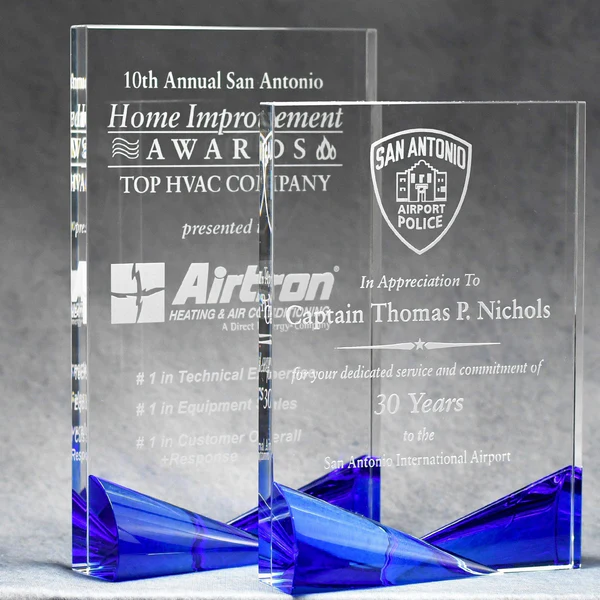 Clear Crystal with Colored Bow-Tie Accent