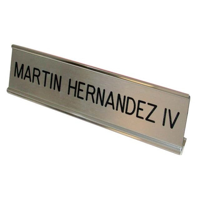 Aluminum Desk Plate With Bracket