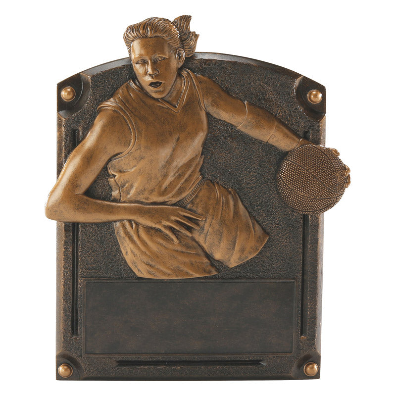 Hall of Fame Resin Plaque
