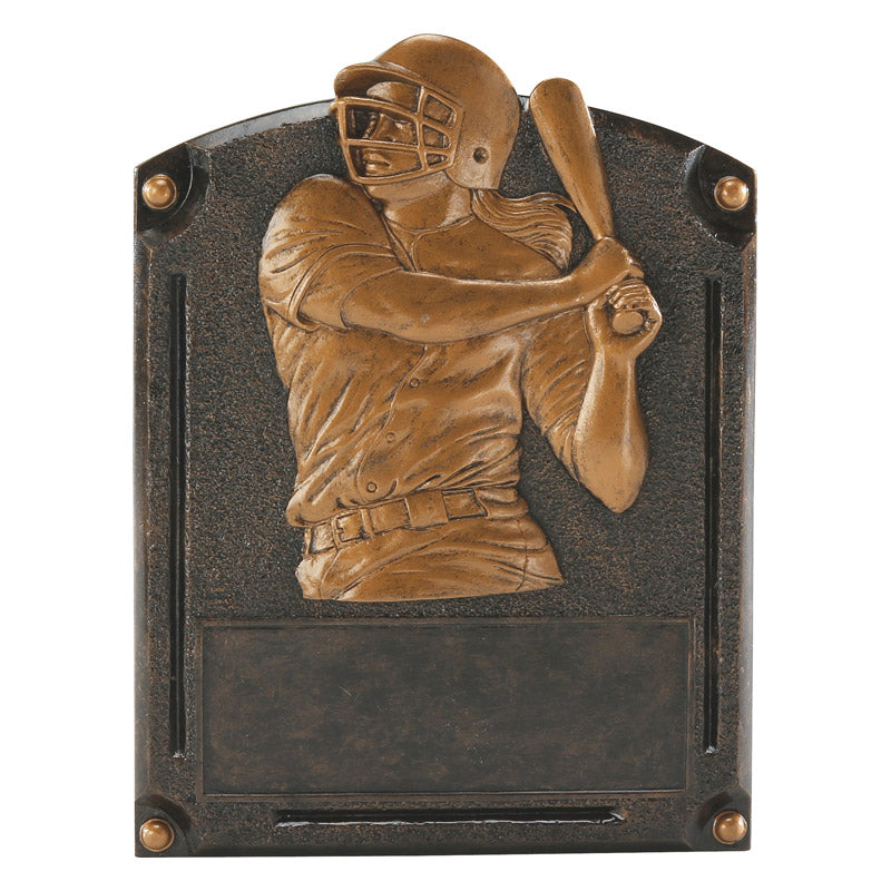 Hall of Fame Resin Plaque