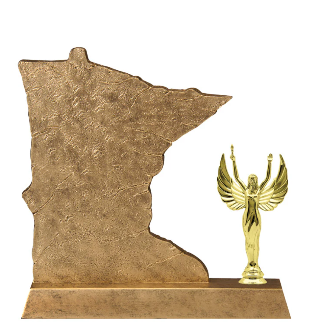 Minnesota Resin with Figure and Plate
