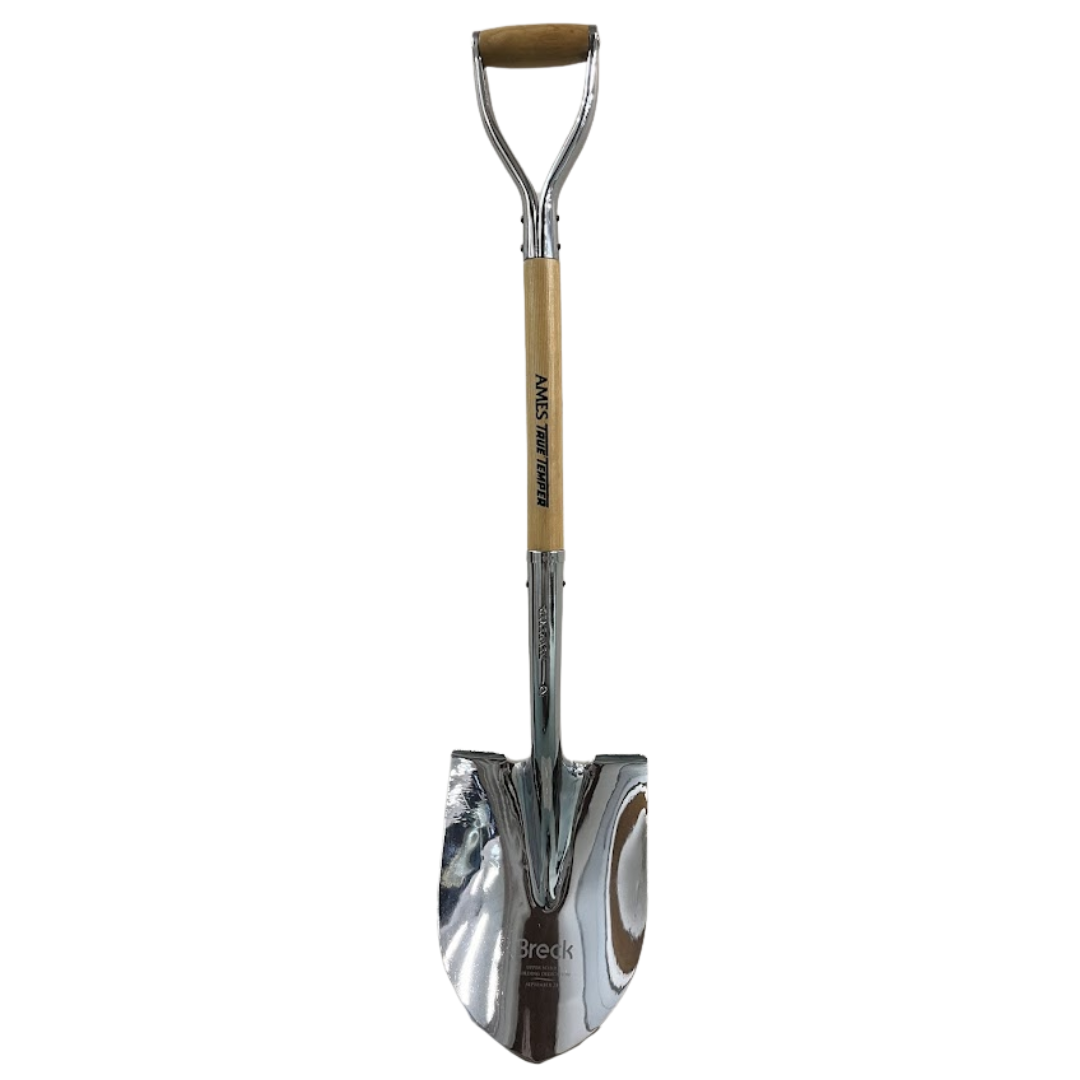 Full Sized Nickel Plated Ceremonial Shovel