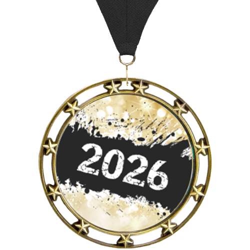 2.5" Star Medals