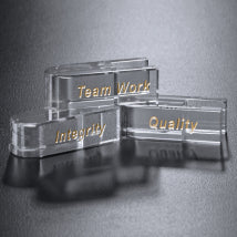 Glendale Crystal Goal-Setter Block