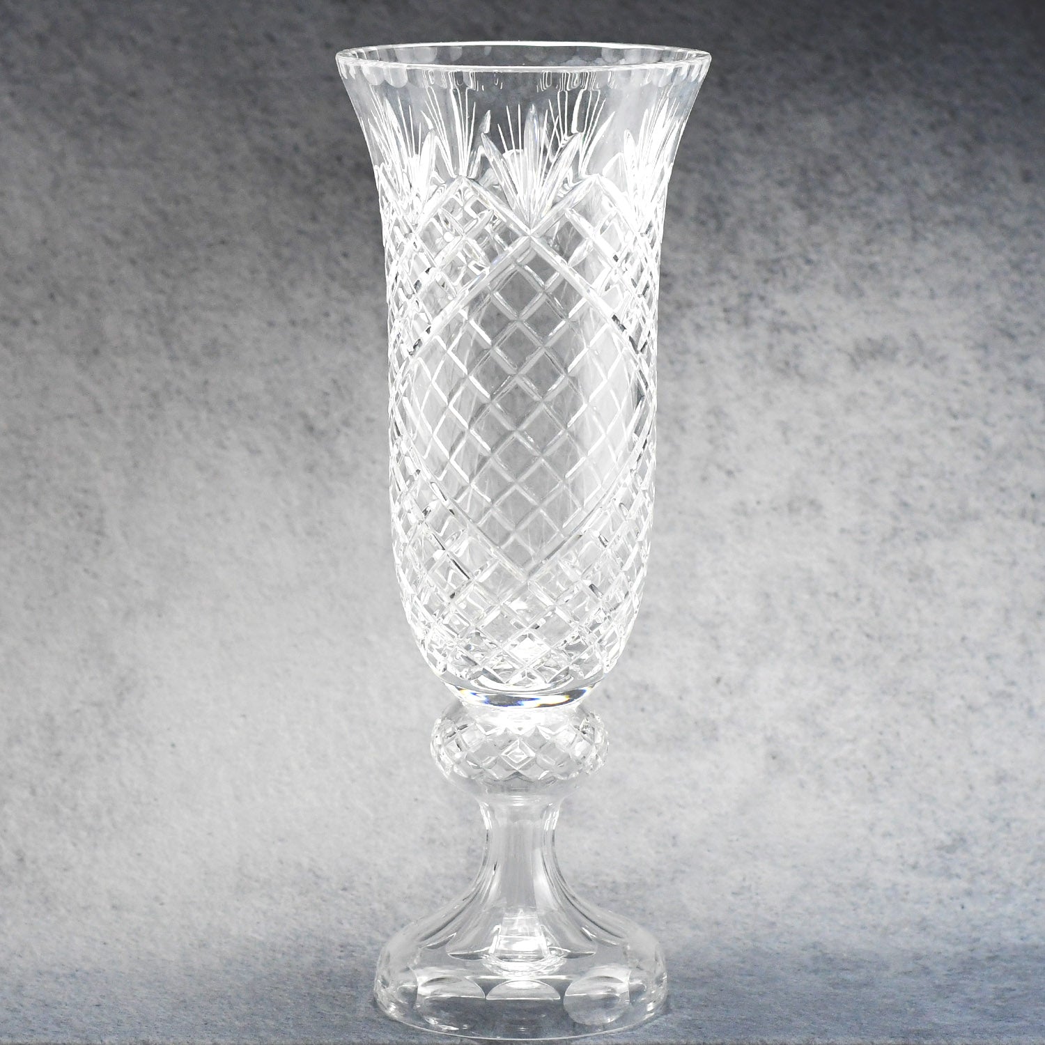 Hurricane Crystal Vase